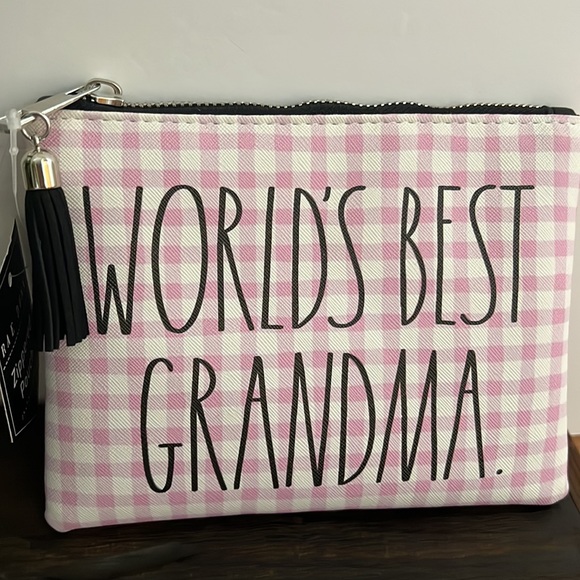 NWT Rae Dunn GRANDMA Zippered Pouch - Picture 12 of 13